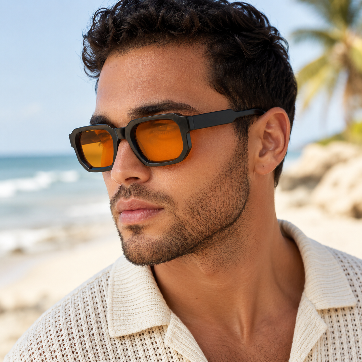 Nouvelles lunettes de soleil minimalistes à la mode de style européen et américain