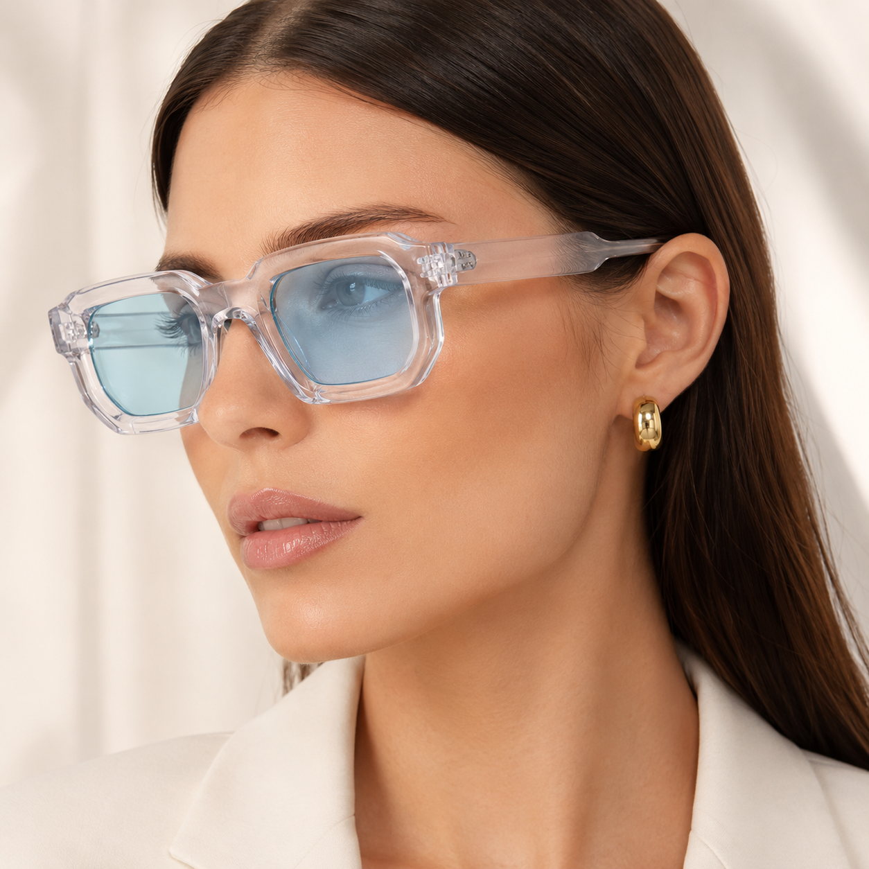 Nouvelles lunettes de soleil minimalistes à la mode de style européen et américain